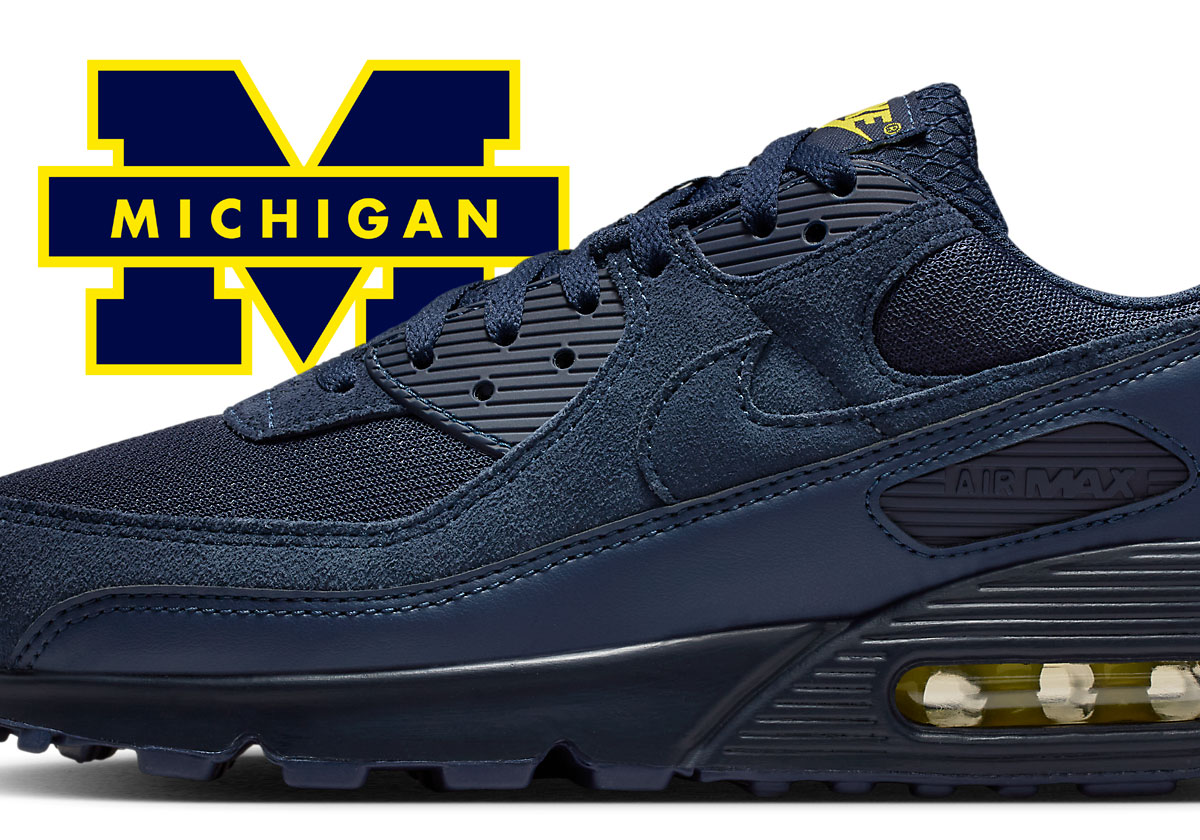 "Michigan" Colors Grace The Nike Air Max 90