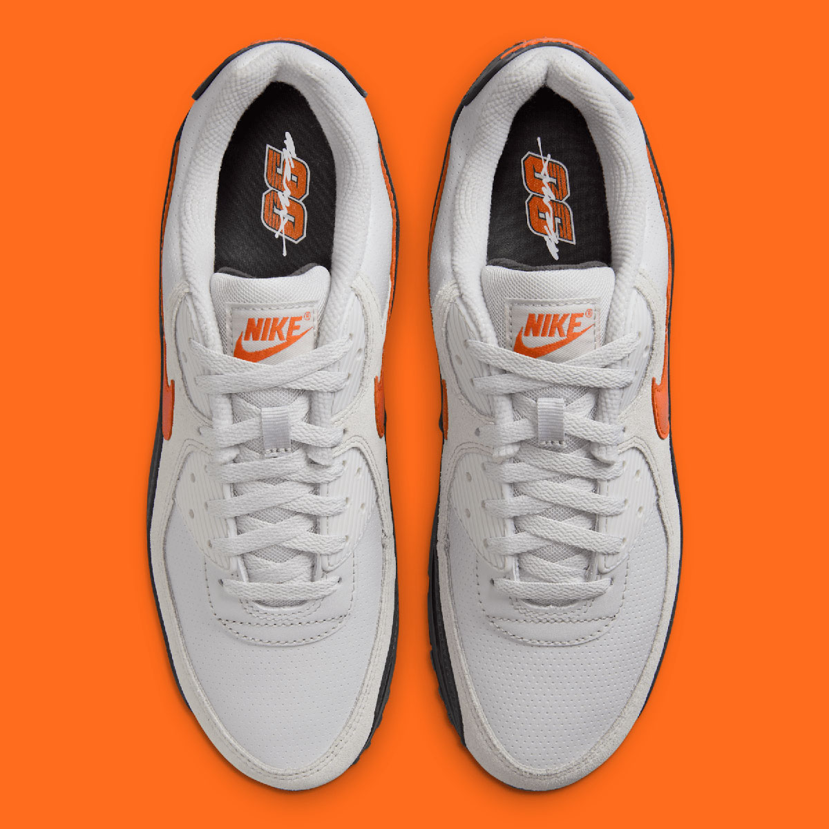Nike Air Max 90 Vast Grey Black Total Orange If0670 003 4