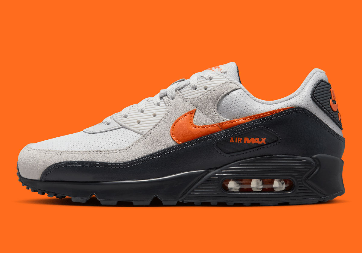 Nike Air Max 90 Vast Grey Black Total Orange If0670 003 6