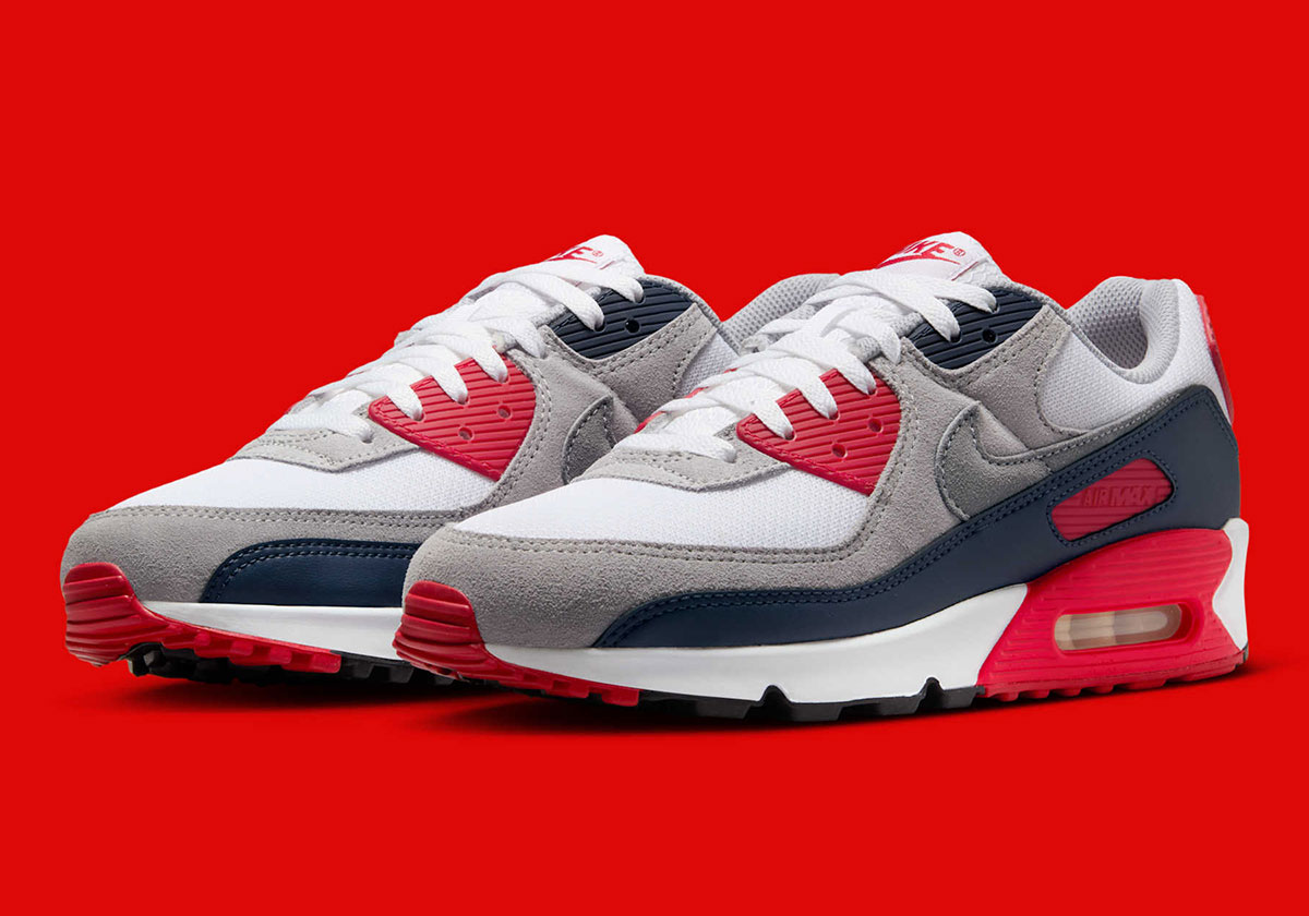 The Nike Air Max 90 Dresses In “USA” Colors