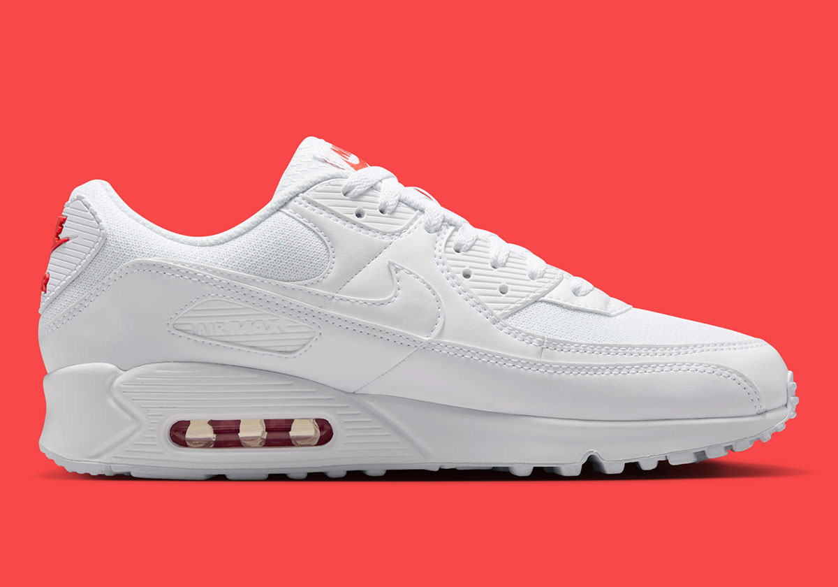 Nike Air Max 90 White Light Crimson Dm0029 118 7