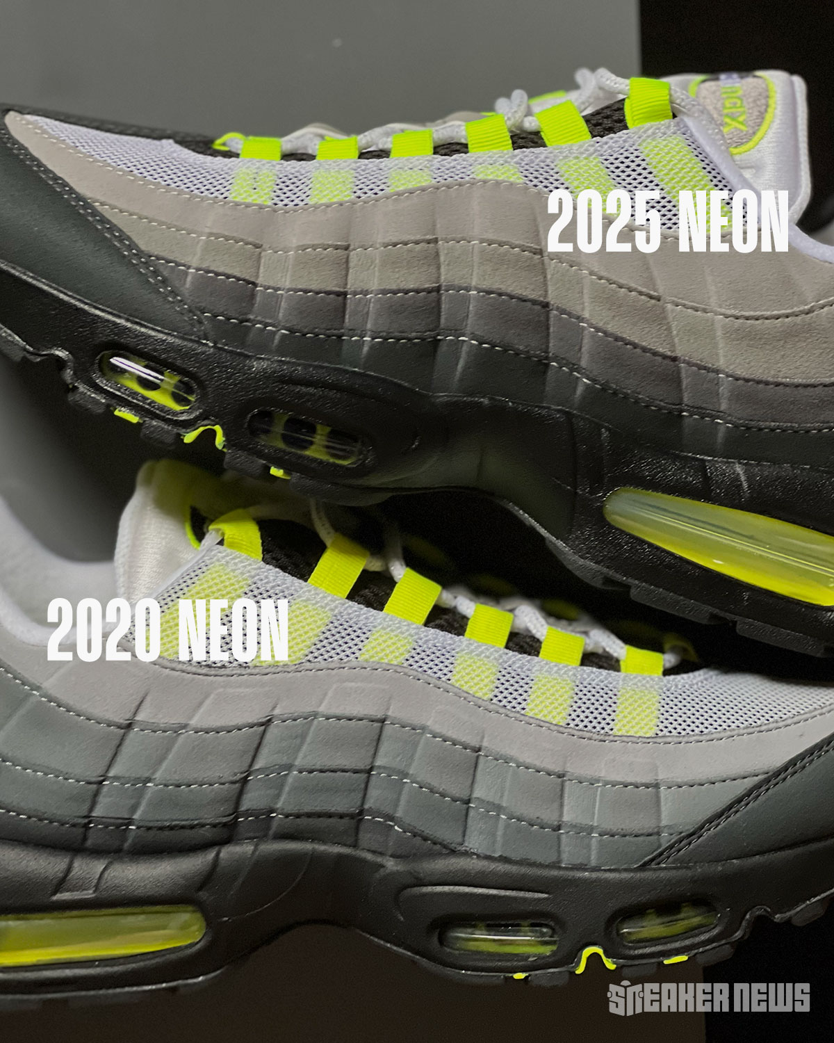 Nike Air Max 95 Og Neon Comparison 2025 2020 2 B15e04