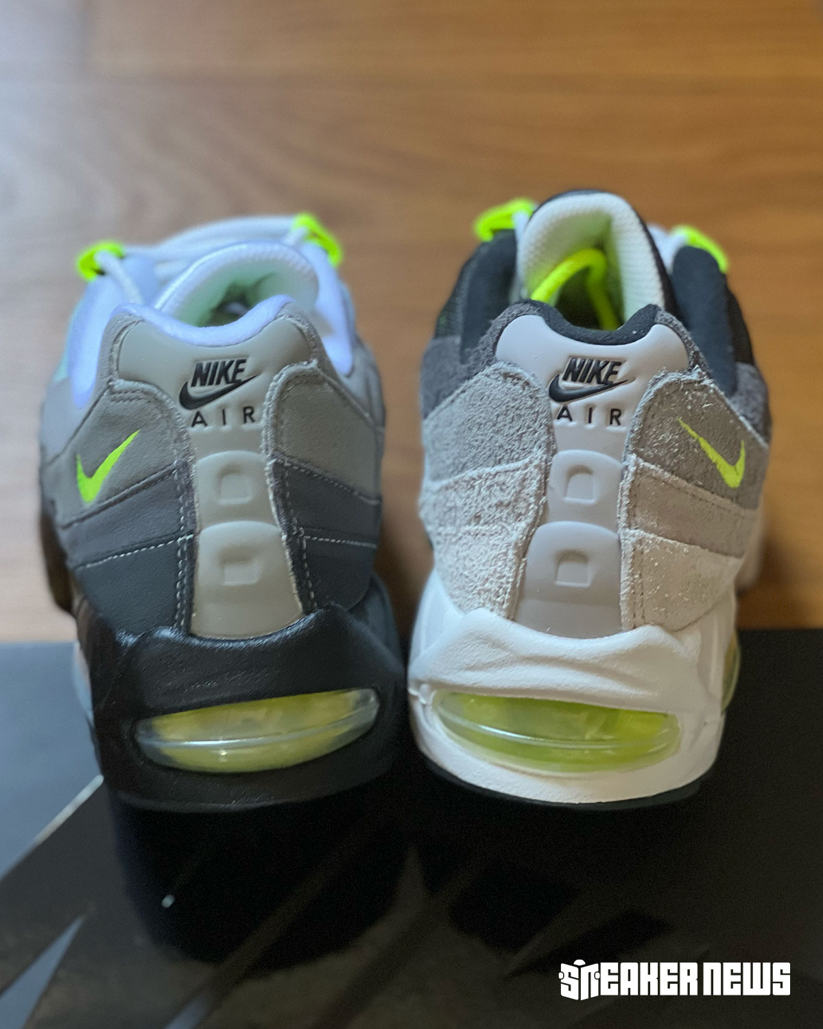 Nike Air Max 95 Og Neon Reverse Gradient Comparison 2