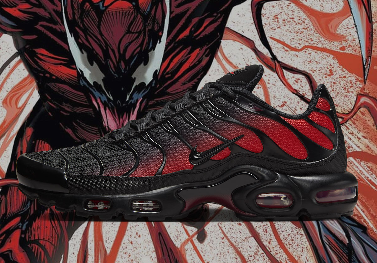 Maximum Carnage: The Air Max Plus Resembles The Deadly Symbiote Pairing