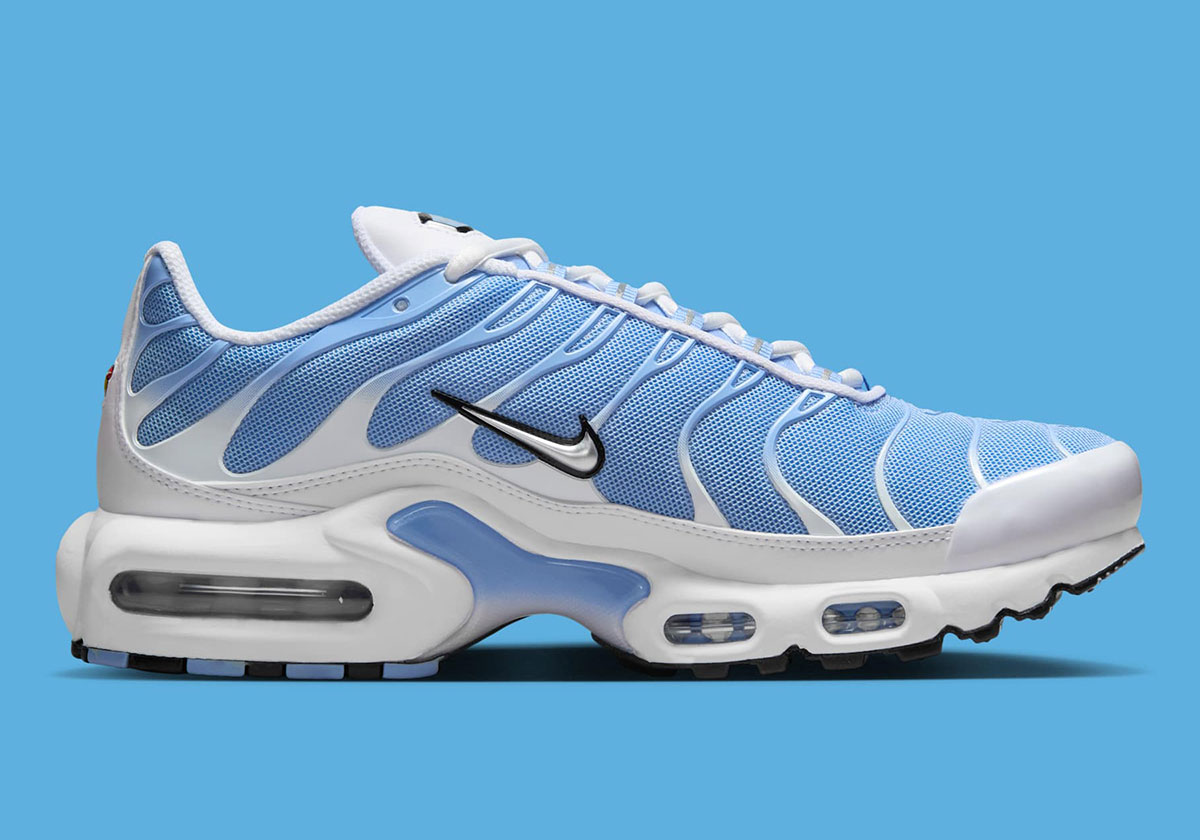 Nike Air Max Plus White Metallic Silver Aluminum Black Dz3671 105 5
