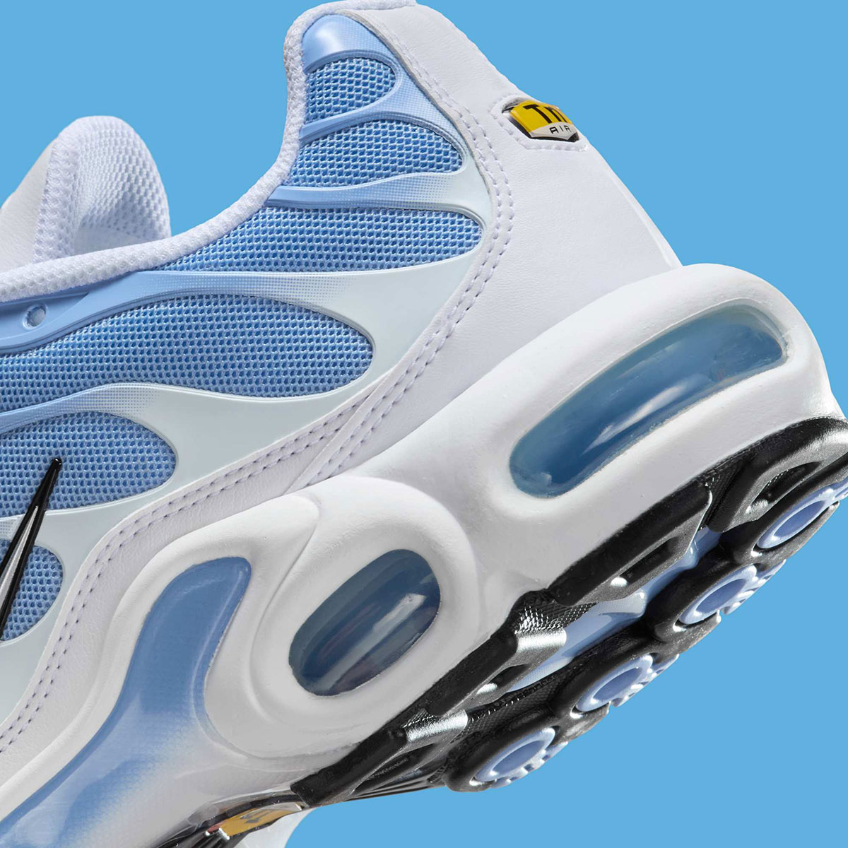 Nike Air Max Plus White Metallic Silver Aluminum Black Dz3671 105 6
