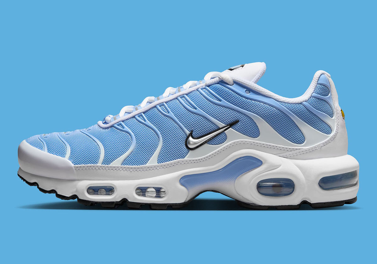 Nike Air Max Plus White Metallic Silver Aluminum Black Dz3671 105 8