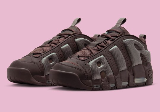 The Nike Air More Uptempo Low Gets Coated In Chocolate