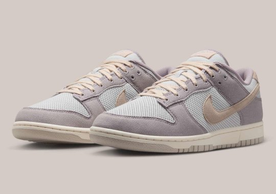 The Mesh Nike Dunk Low Series Continues With “College Grey”