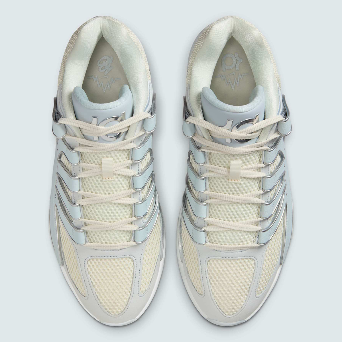 Nike Kd 18 Soft Pearl Metallic Silver Pure Platinum Hv1992 001 2
