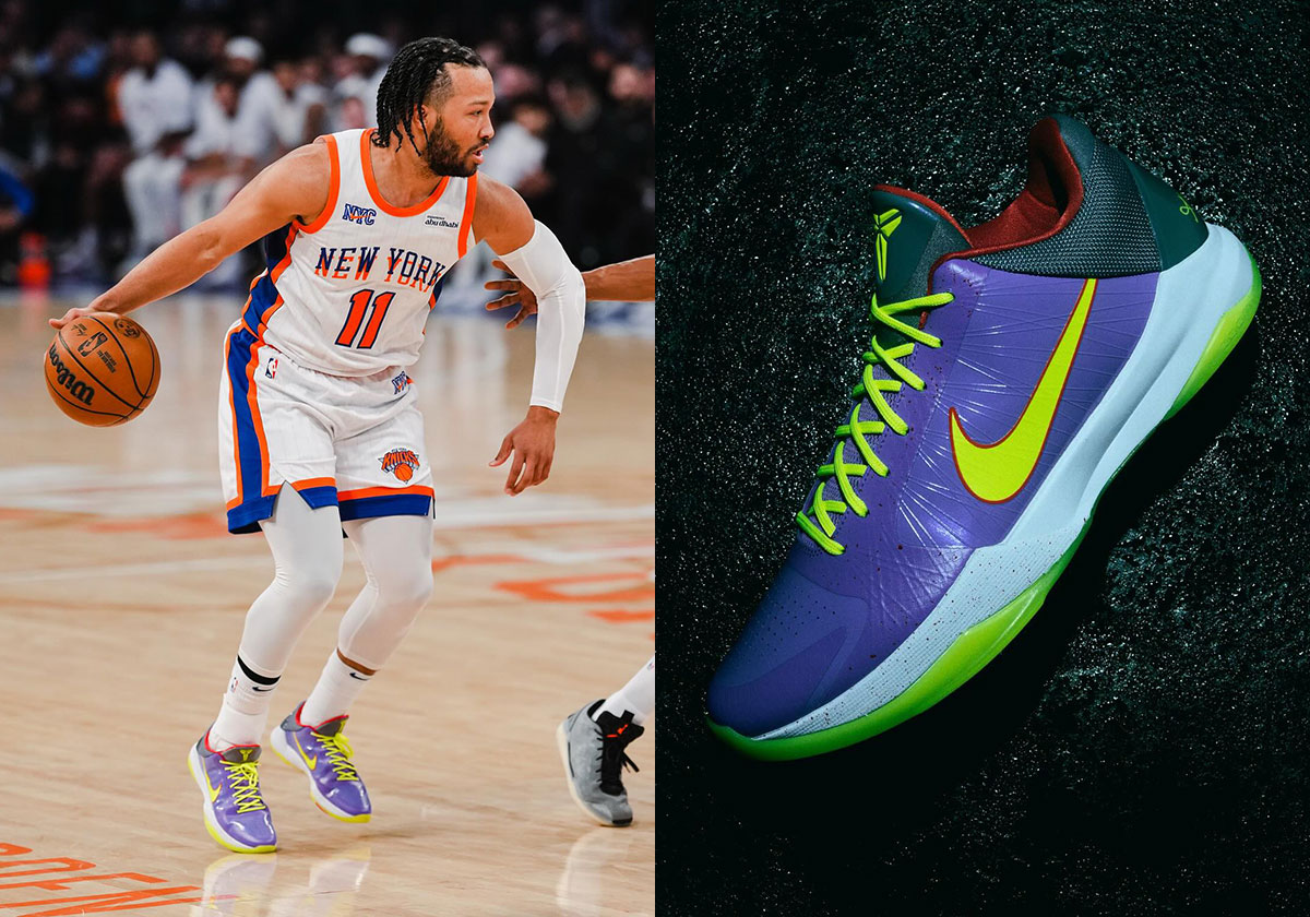 Jalen Brunson Debuts Nike Kobe 5 Protro "The Joke's On You" PE Upon Return From Injury