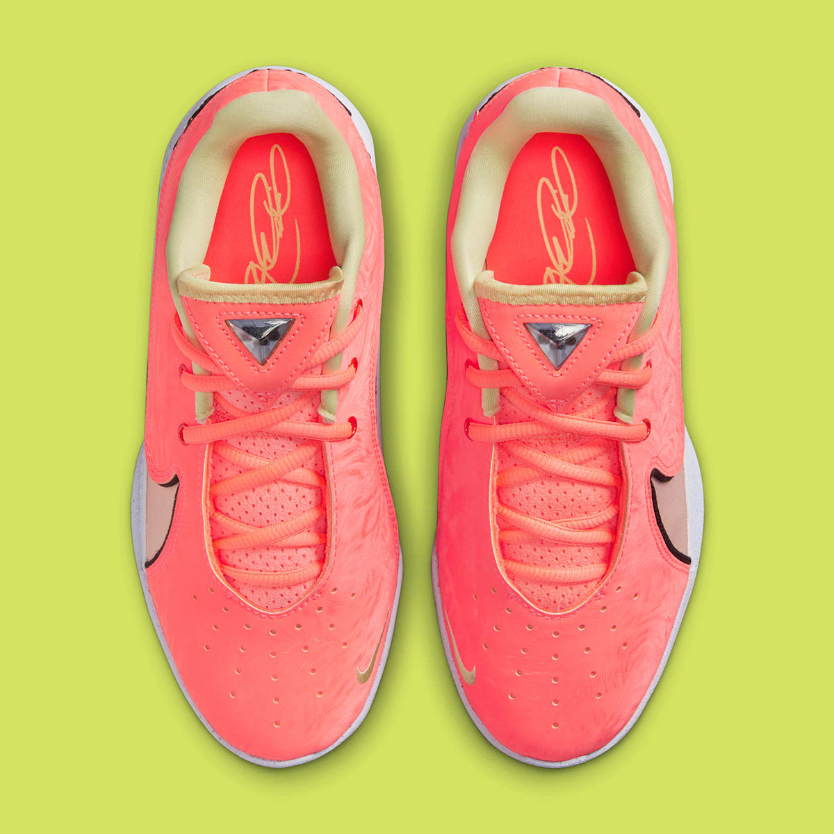 Nike Lebron 22 Gs Bright Mango Life Lime Anthracite Arctic Orange Hq8570 800 1