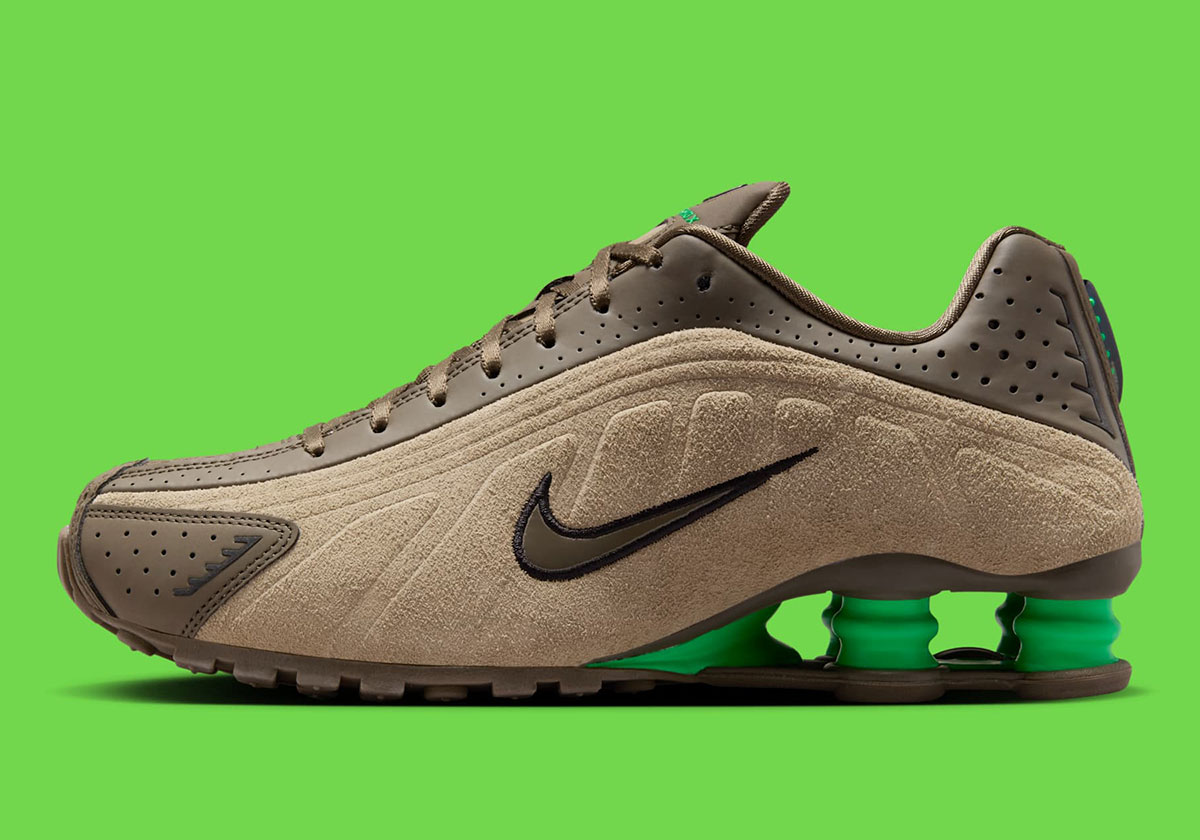 Nike Shox R4 Brown Green Hq7739 200 8
