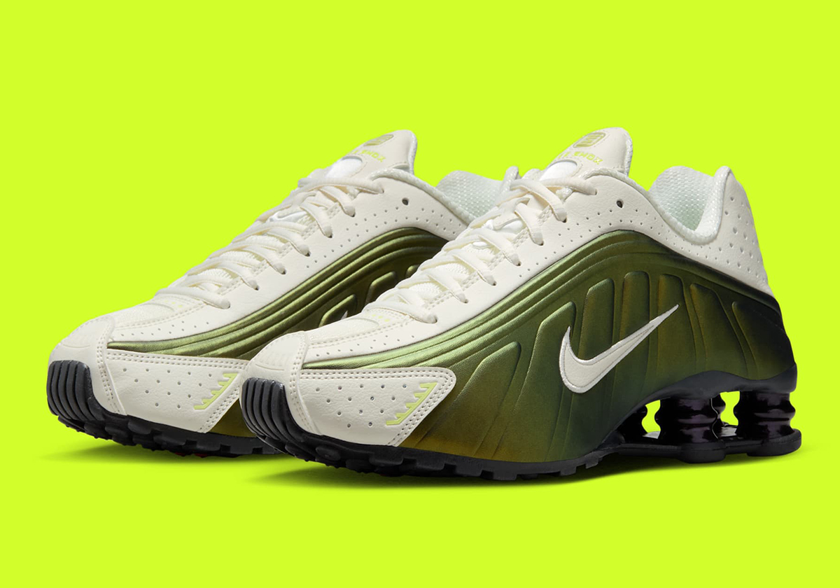 Nike Shox R4 Volt Olive Light Orewood Brown Ib8062 133 2