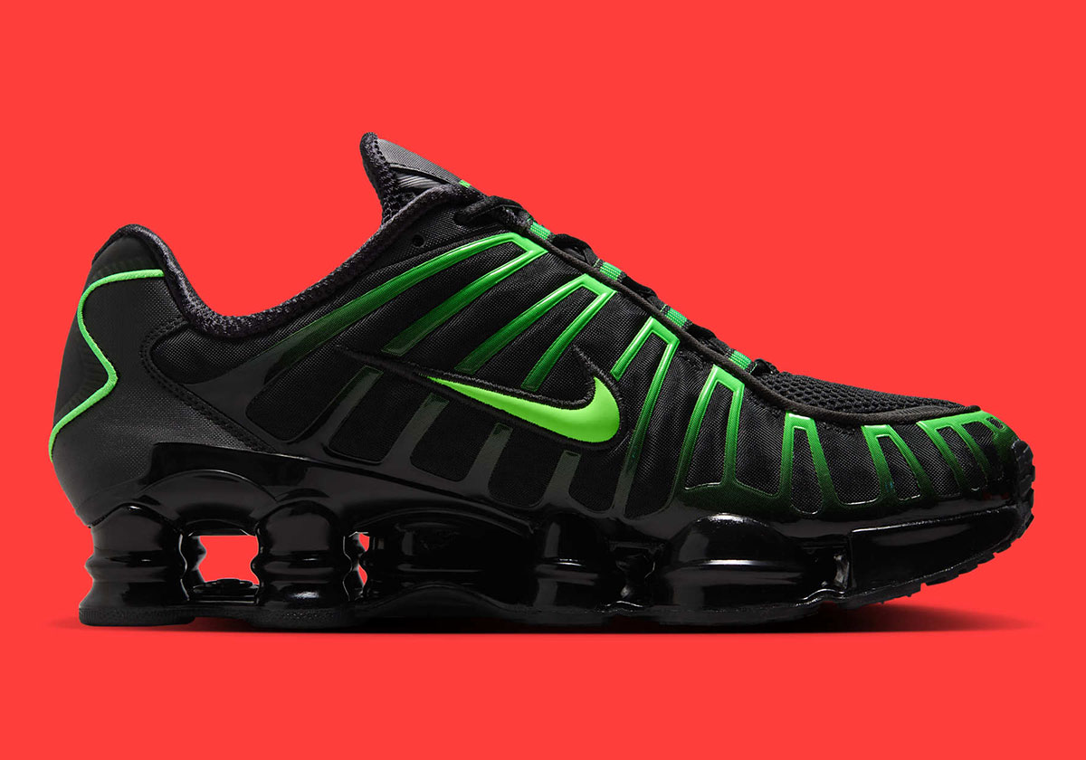 Nike Shox Tl Black Electric Green Av3595 012 2