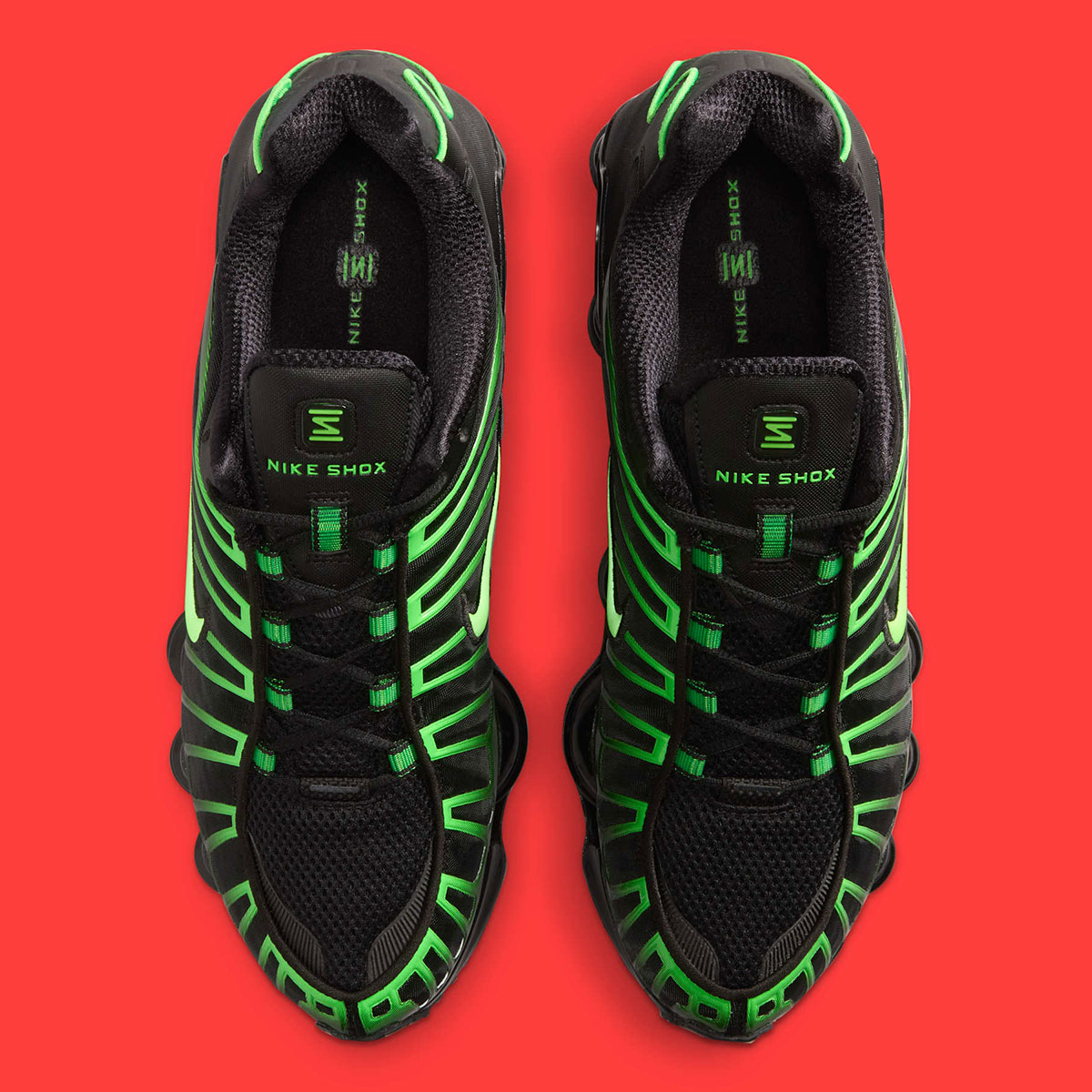 Nike Shox Tl Black Electric Green Av3595 012 7