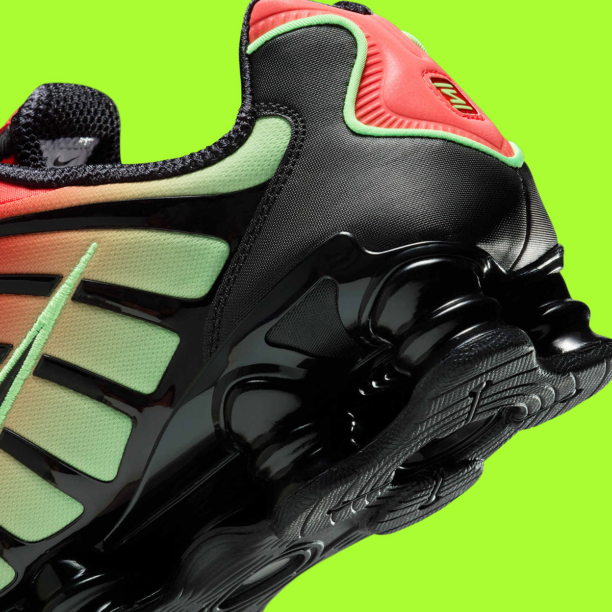 Nike Shox Tl Light Crimson Volt Black Av3595 601 1