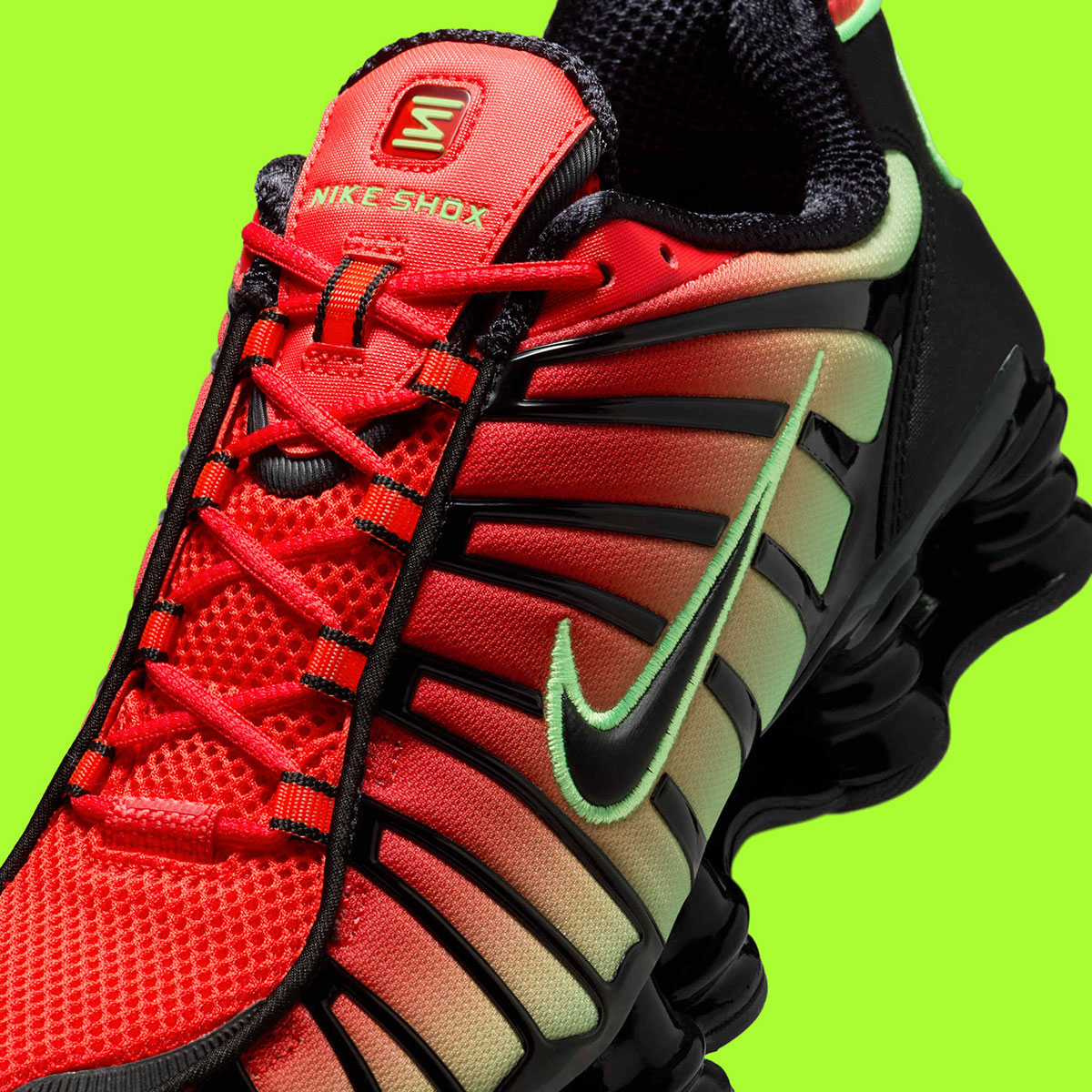 Nike Shox Tl Light Crimson Volt Black Av3595 601 3