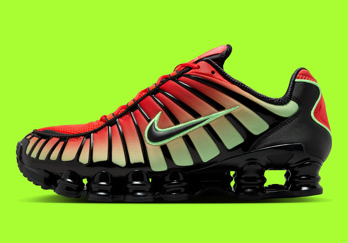 Nike Shox Tl Light Crimson Volt Black Av3595 601 4