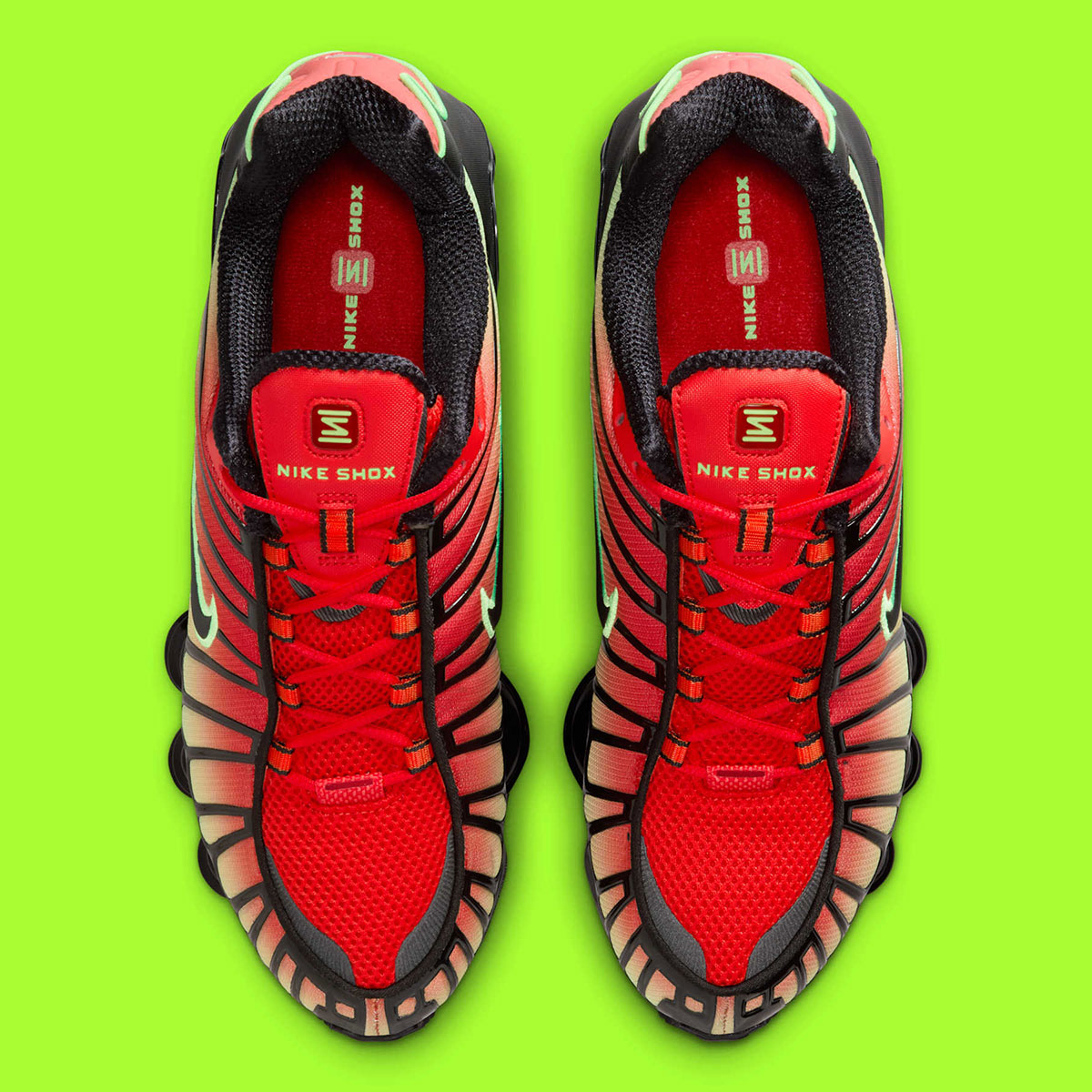 Nike Shox Tl Light Crimson Volt Black Av3595 601 8