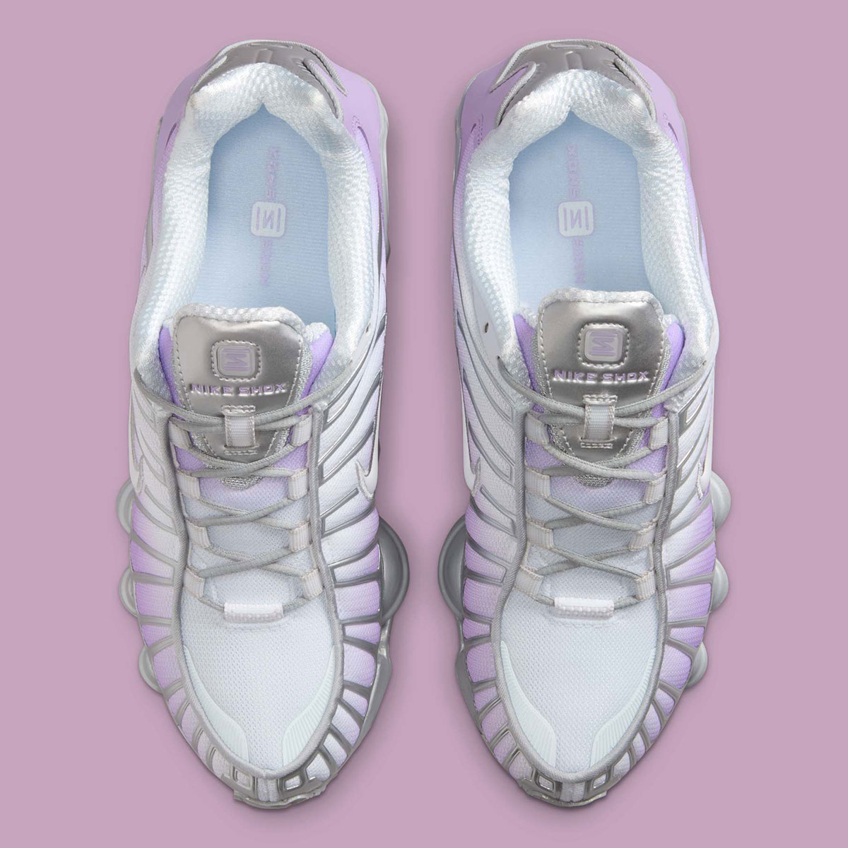 Nike Shox Tl Metallic Silver Purple Fade Hv2520 002 1