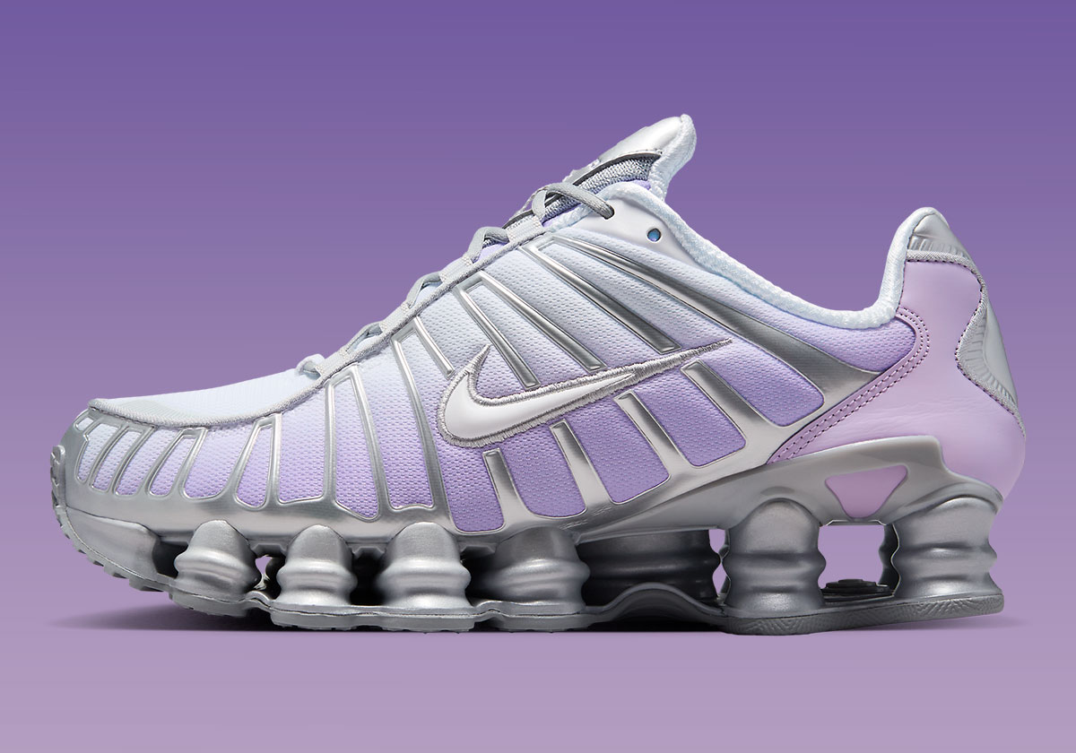 Nike Casts "Purple Fade" Aesthetics On The Shox TL