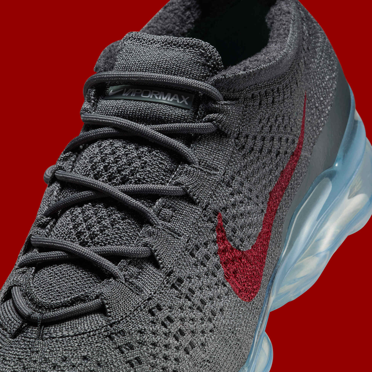 Nike Vapormax Flyknit 2023 Dark Grey Gym Red Dv1678 019 1