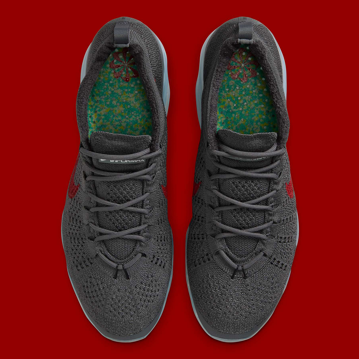 Nike Vapormax Flyknit 2023 Dark Grey Gym Red Dv1678 019 3