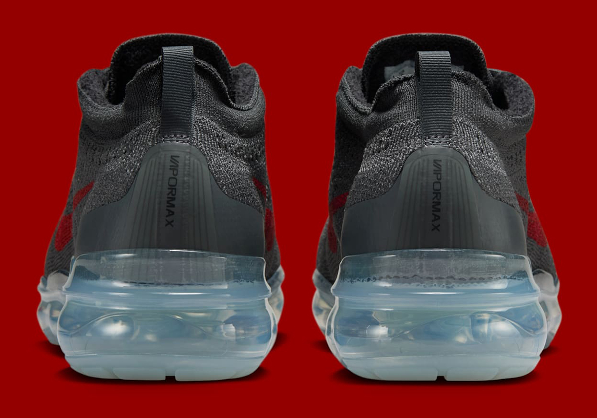 Nike Vapormax Flyknit 2023 Dark Grey Gym Red Dv1678 019 4