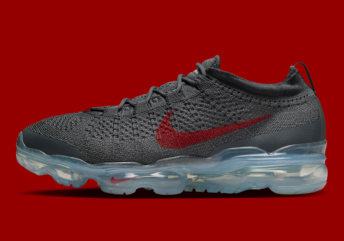Nike Vapormax Flyknit 2023 Dark Grey Gym Red Dv1678 019 6