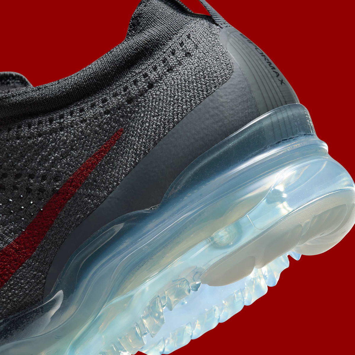Nike Vapormax Flyknit 2023 Dark Grey Gym Red Dv1678 019 8