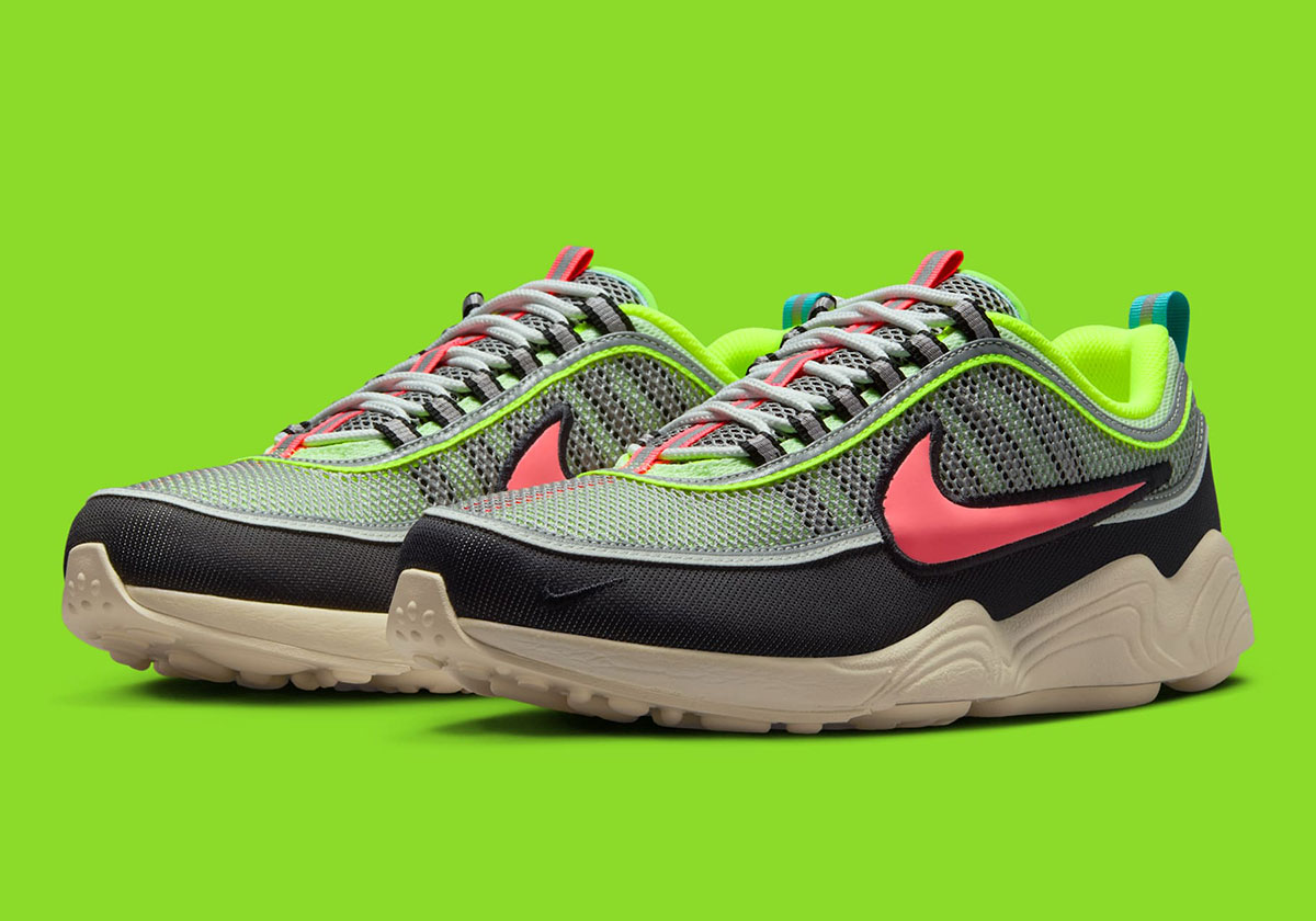 Nike Zoom Spiridon Barely Volt Hot Punch Volt Black Ii1237 701 1