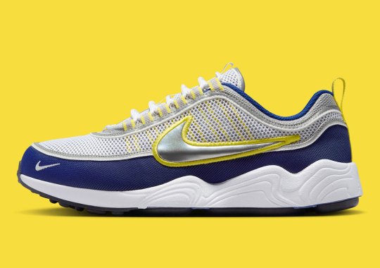Yellow Strikes The Nike Zoom Spiridon “Deep Royal Blue”