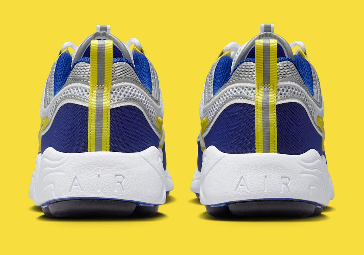 Nike Zoom Spiridon White Metallic Silver Deep Royal Blue Yellow Strike Hf9117 101 8