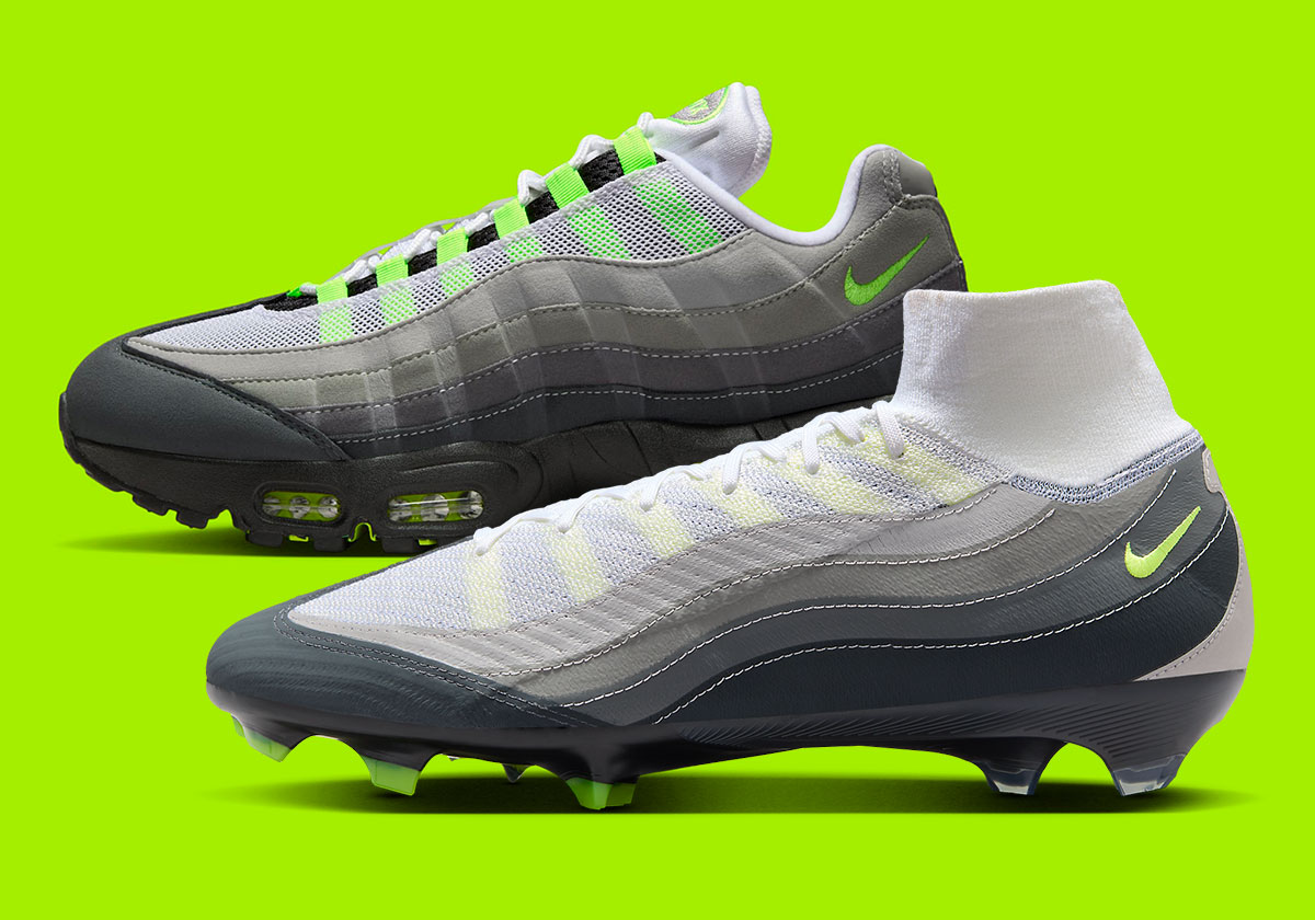 The Air Max 95 “Neon” Dawns On The Nike Mercurial SuperFly 10 Elite Boot