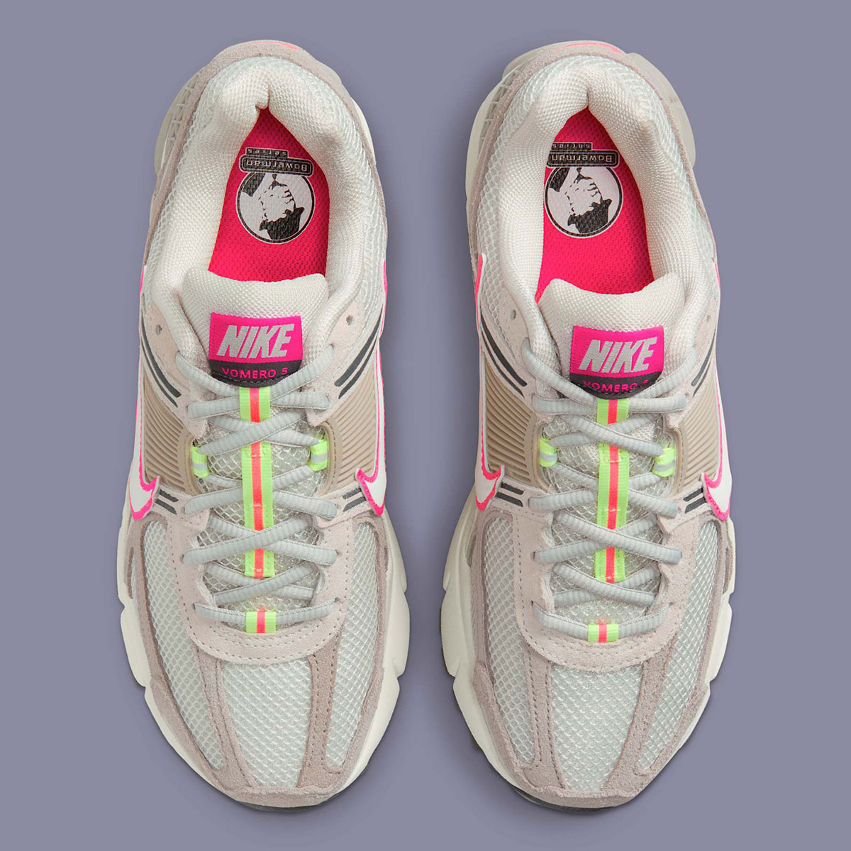 Nike Zoom Vomero 5 College Grey Sail Light Bone Medium Ash Hyper Pink Barely Volt Ih0278 033 6