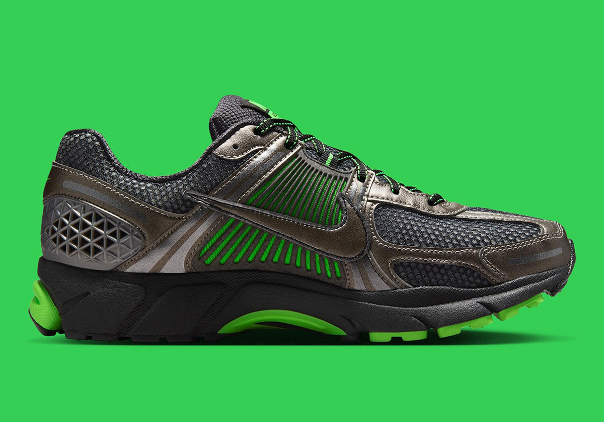 Nike Zoom Vomero 5 Metallic Pewter Flat Pewter Black Green Strike Ib2988 001 2