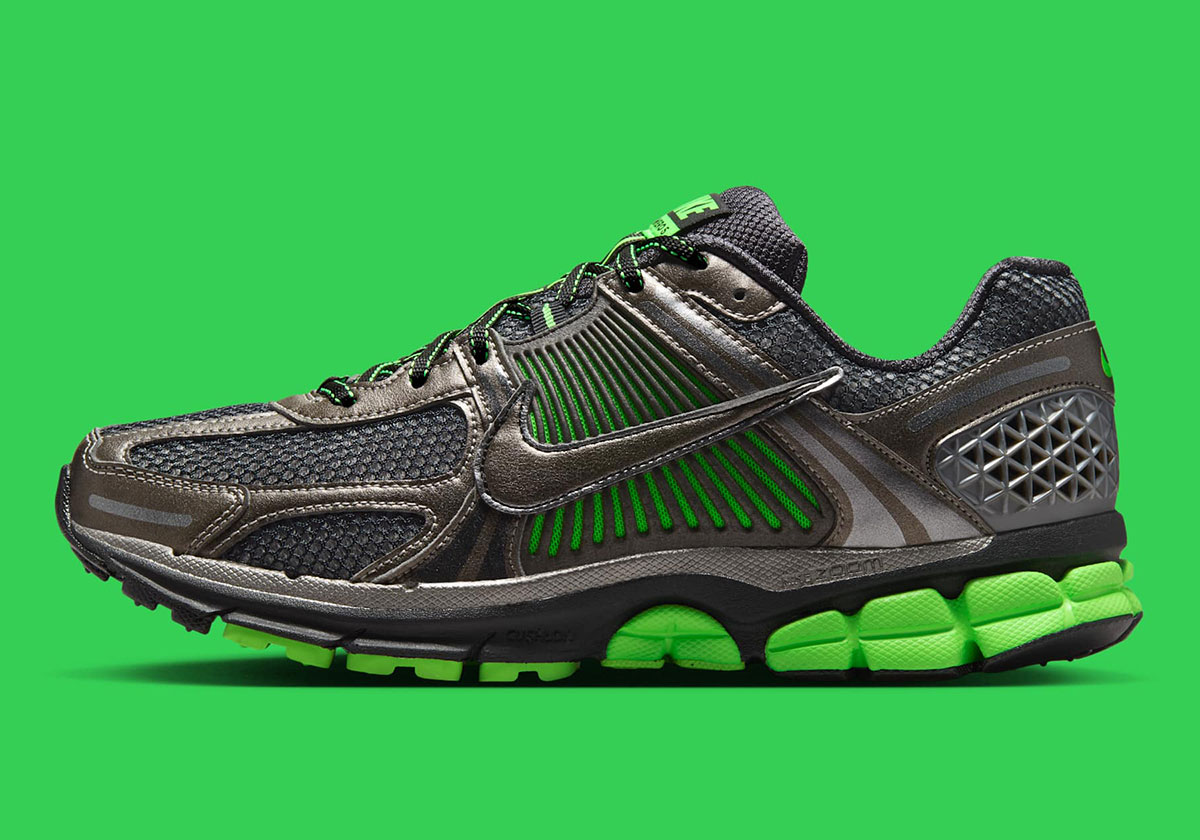Nike Zoom Vomero 5 Metallic Pewter Flat Pewter Black Green Strike Ib2988 001 6