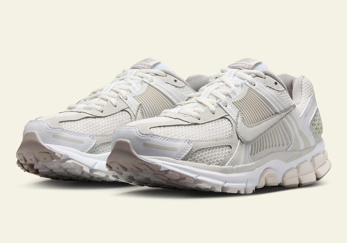The Nike Zoom Vomero 5 Cleans Up In "Light Bone"