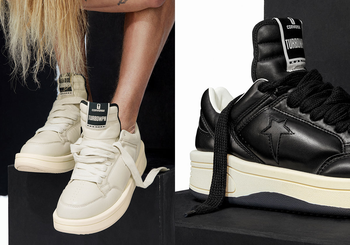 Converse And Rick Owens Go Low With The DRKSHDW TURBOWPN Ox