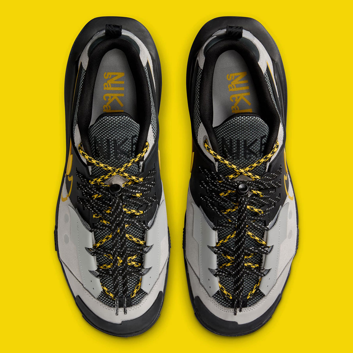 Sacai Nike Zegamadome Grey Black Yellow Hq8618 002 3