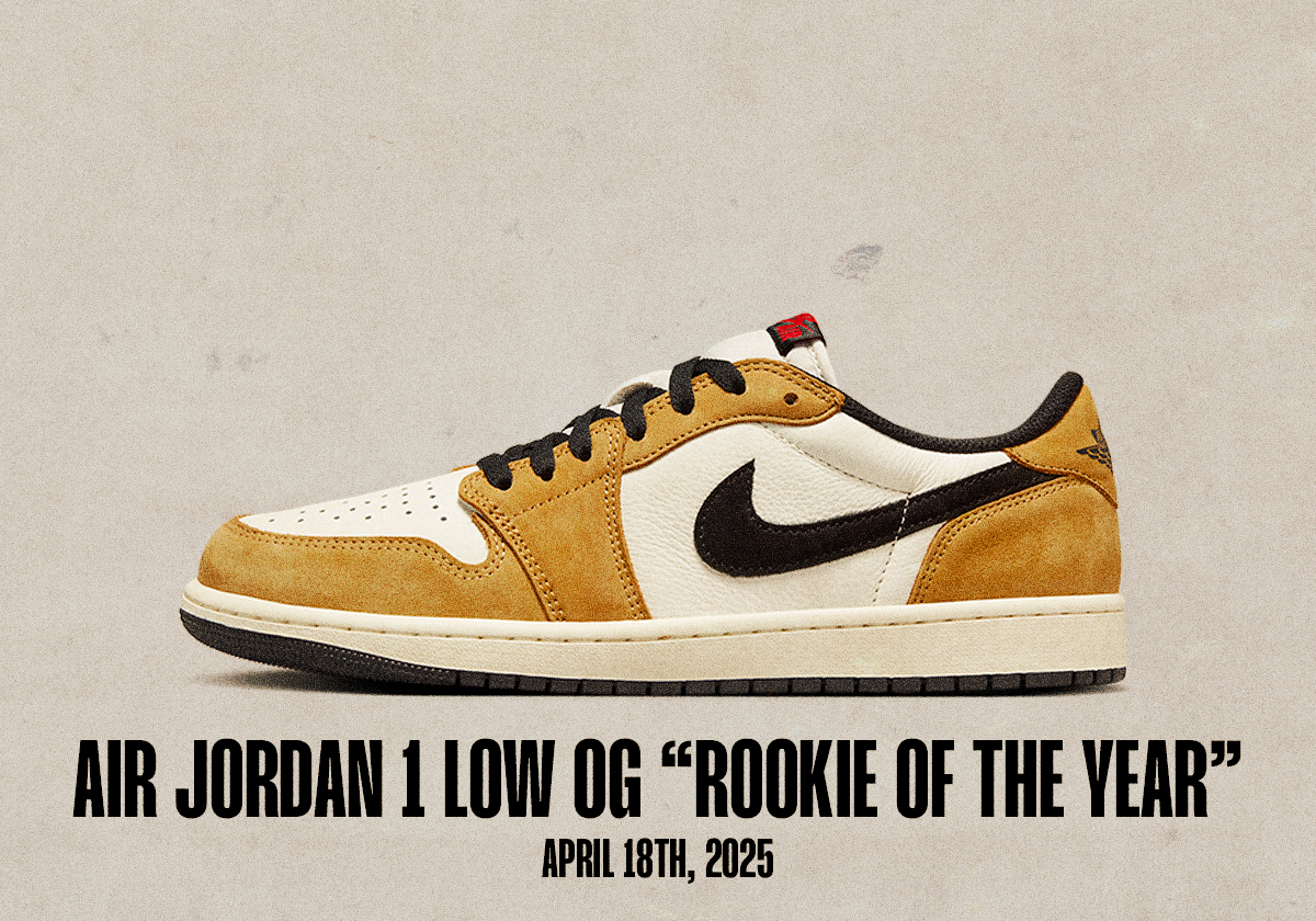 Sneaker Releases April 14 April 19 2025 Air Jordan 1 Low Og Rookie Of The Year