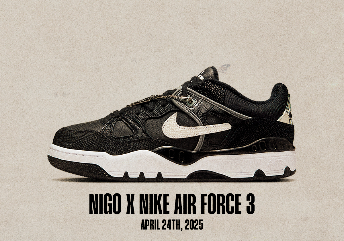 Sneaker Releases April 20 April 26 Nike Nigo Air Force 3