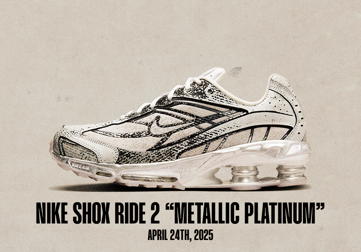 Sneaker Releases April 20 April 26 Nike Shox Ride 2 Metallic Platinum