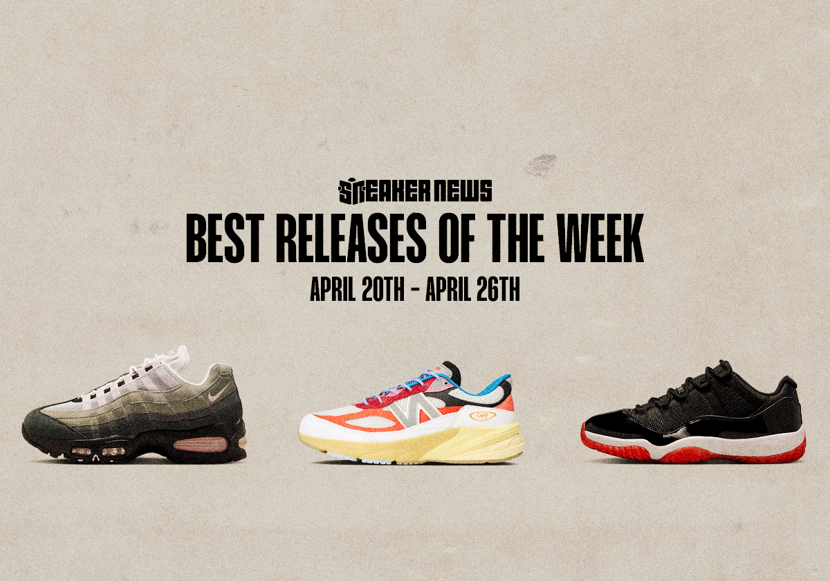 Air Jordan 11 Low "Bred", Air Max 95 "Pink Foam" And This Week's Best Releases