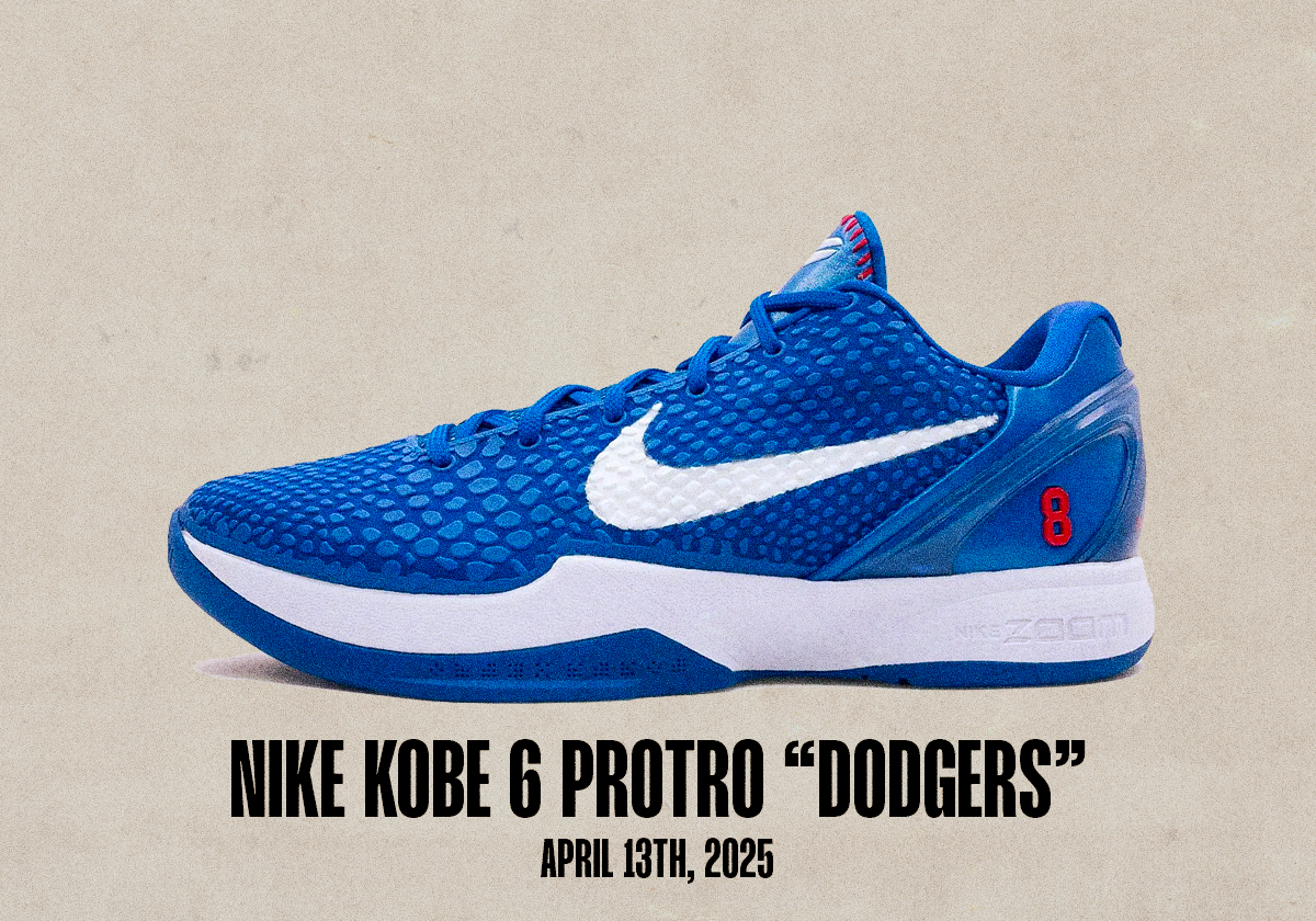 Sneaker Releases April 6 April 12 2025 Kobe 6 Dodgers