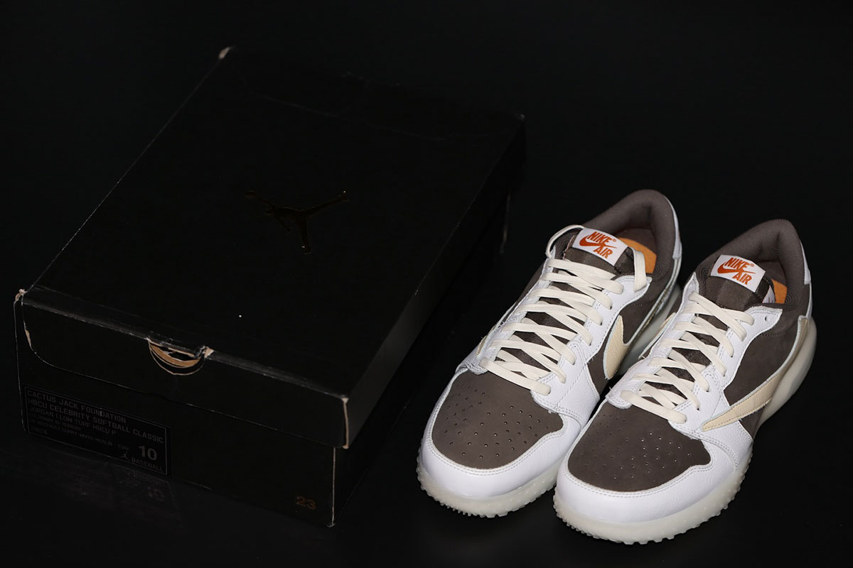 Travis Scott Air Jordan 1 Low Turf Reverse Mocha Sample 1