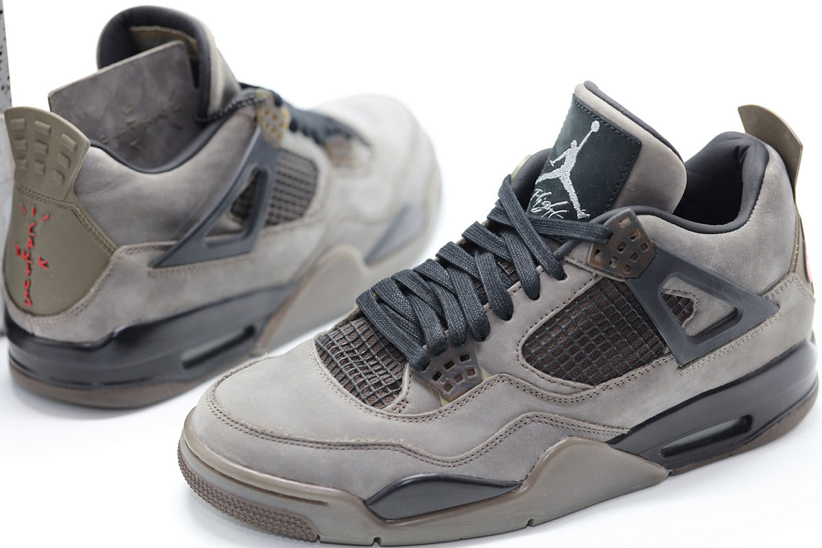 Travis Scott Air Jordan 4 Mocha Grey Friends And Family Sample 4