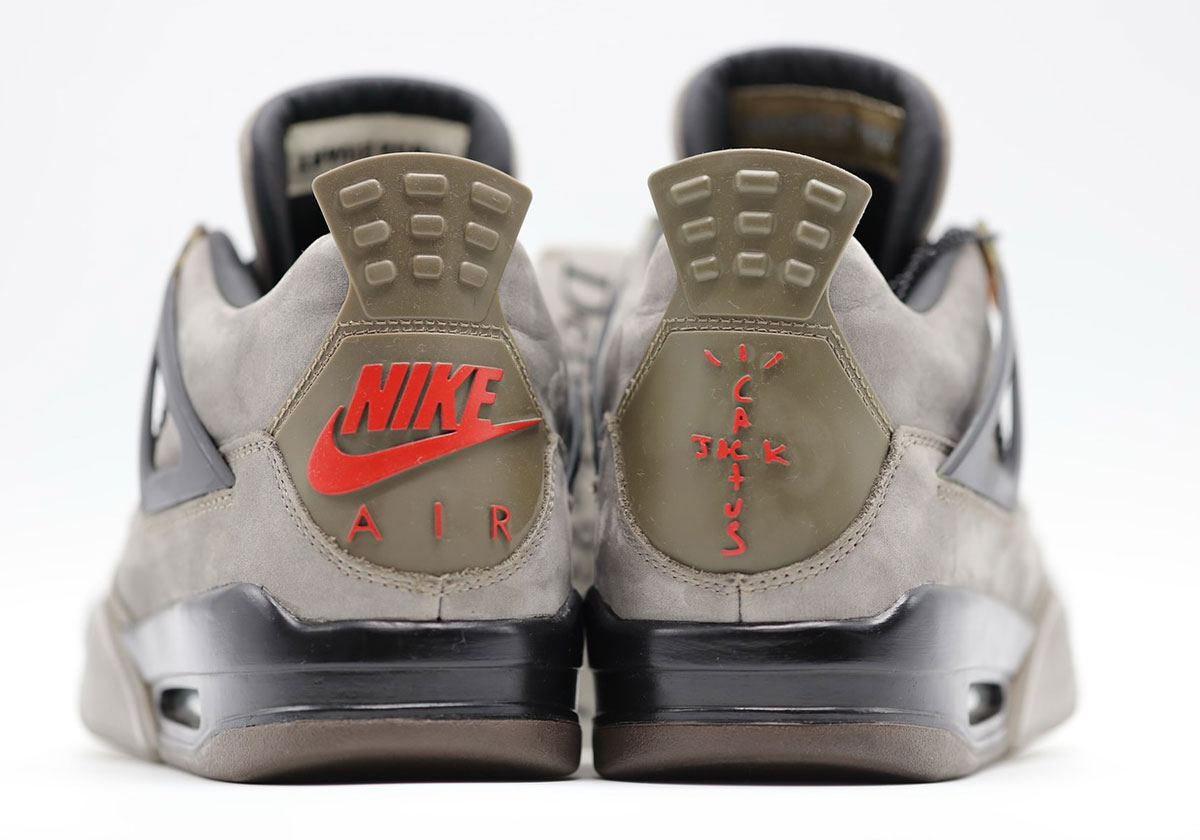Travis Scott Air Jordan 4 Mocha Grey Friends And Family Sample 7