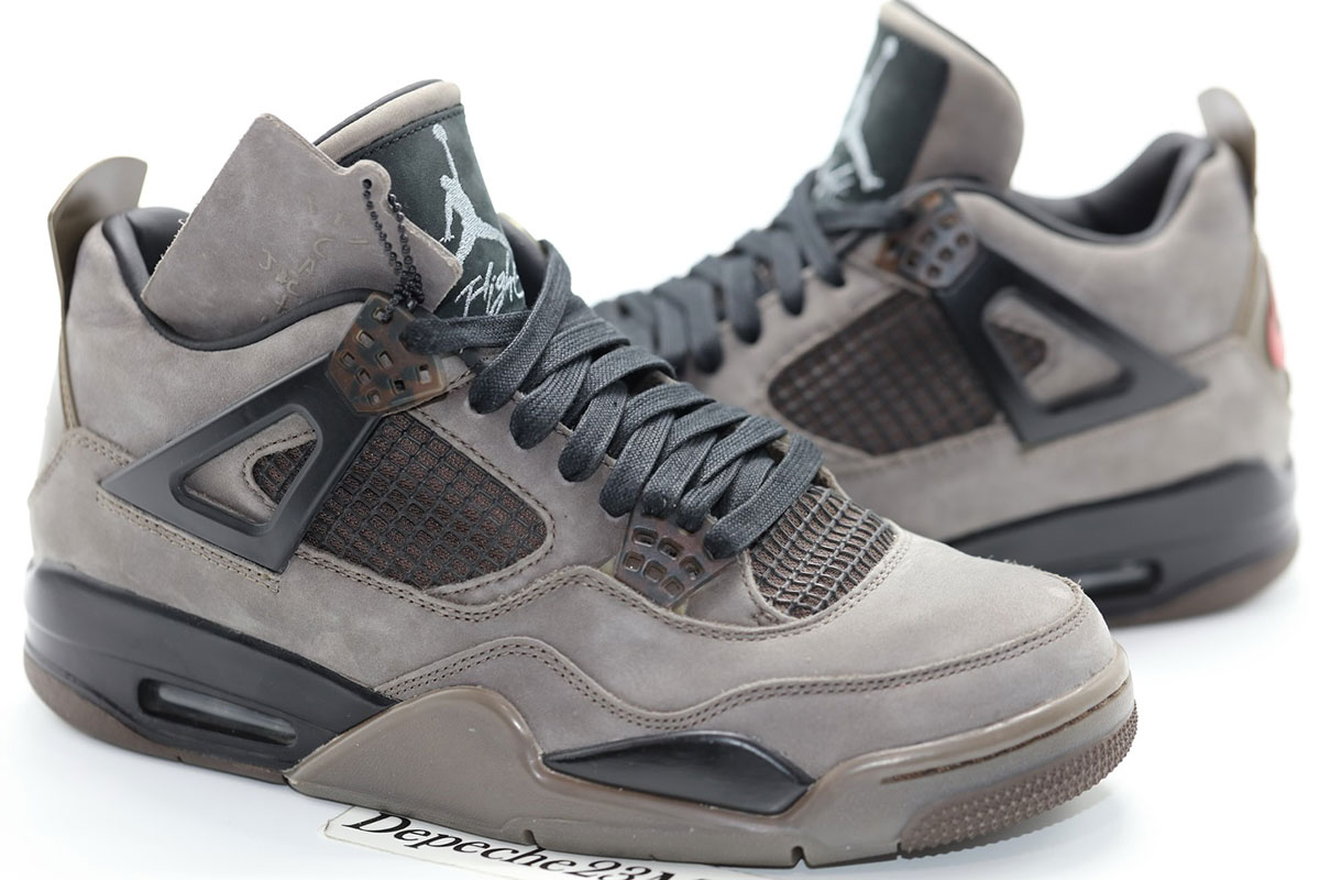 Travis Scott Air Jordan 4 Mocha Grey Friends And Family Sample 9